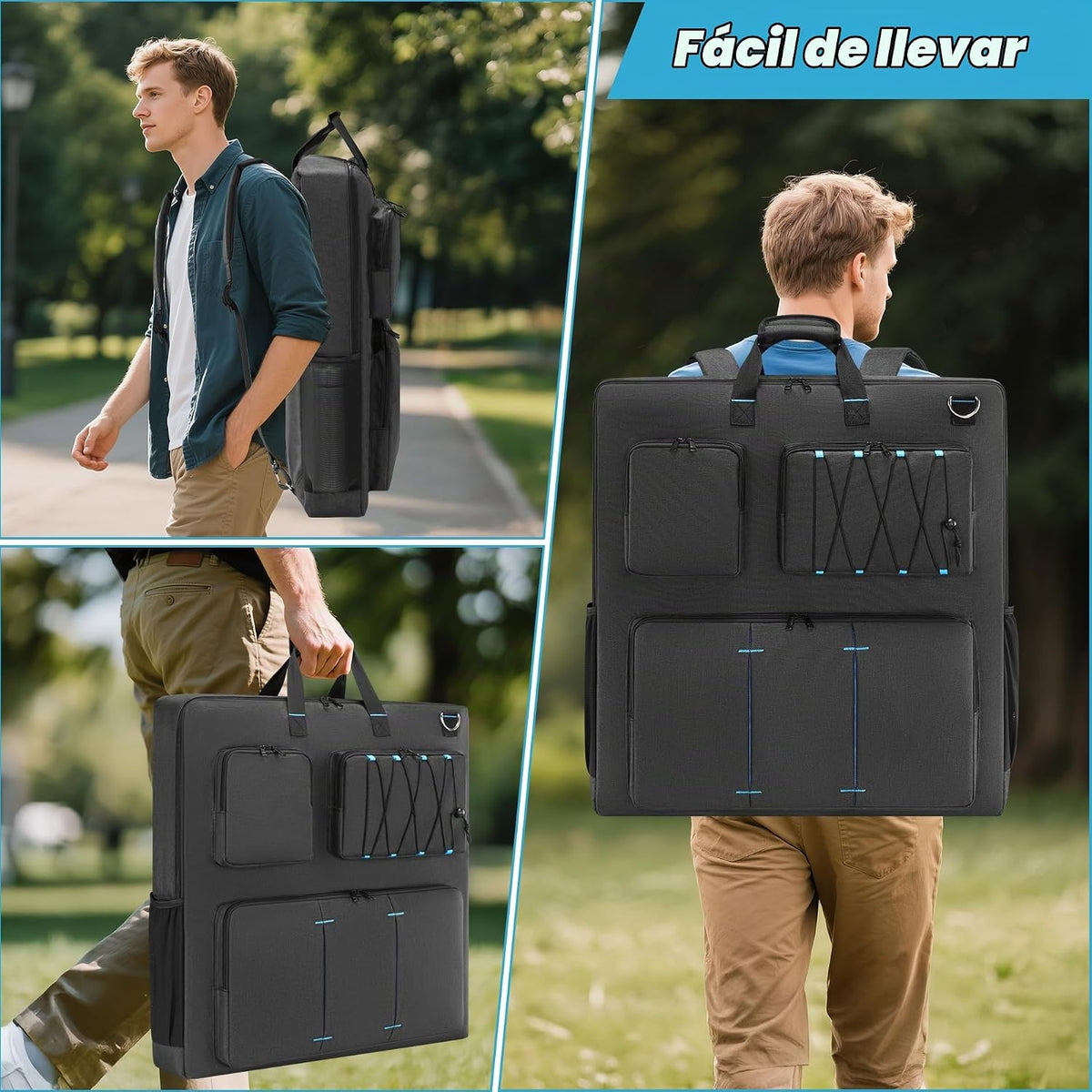 Undomip Funda de transporte de viaje compatible con Jackery SolarSa...