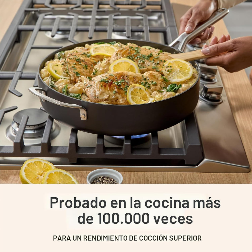 Calphalon® - Sartén para saltear de 5 cuartos de galón, antiadheren...