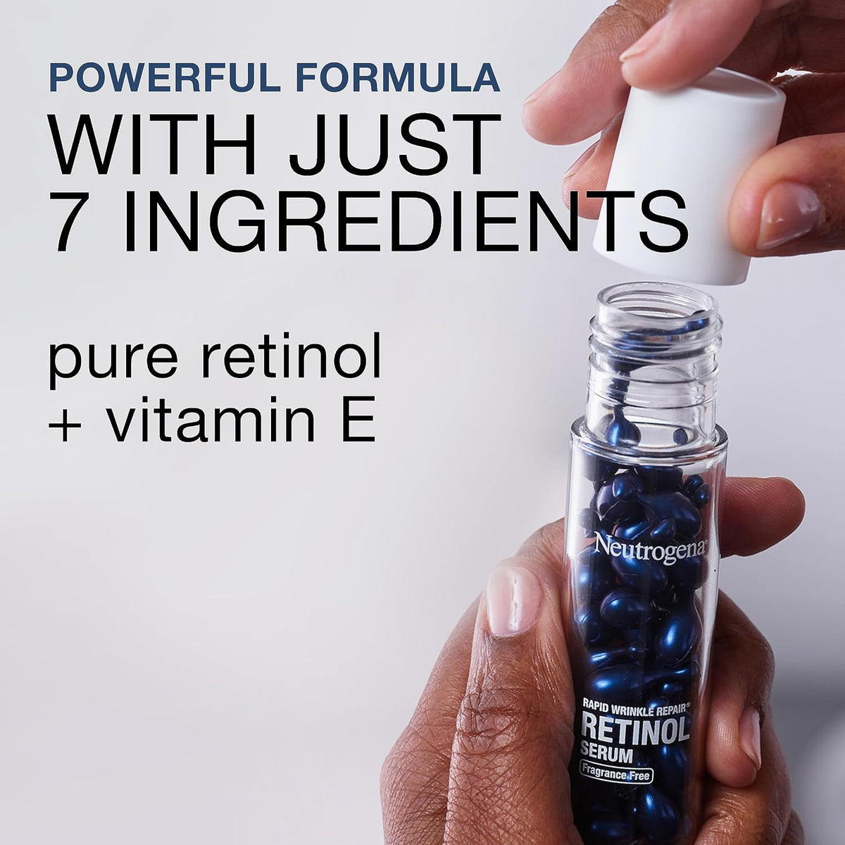 Neutrogena Cápsulas de suero facial de retinol para reparación rápi...