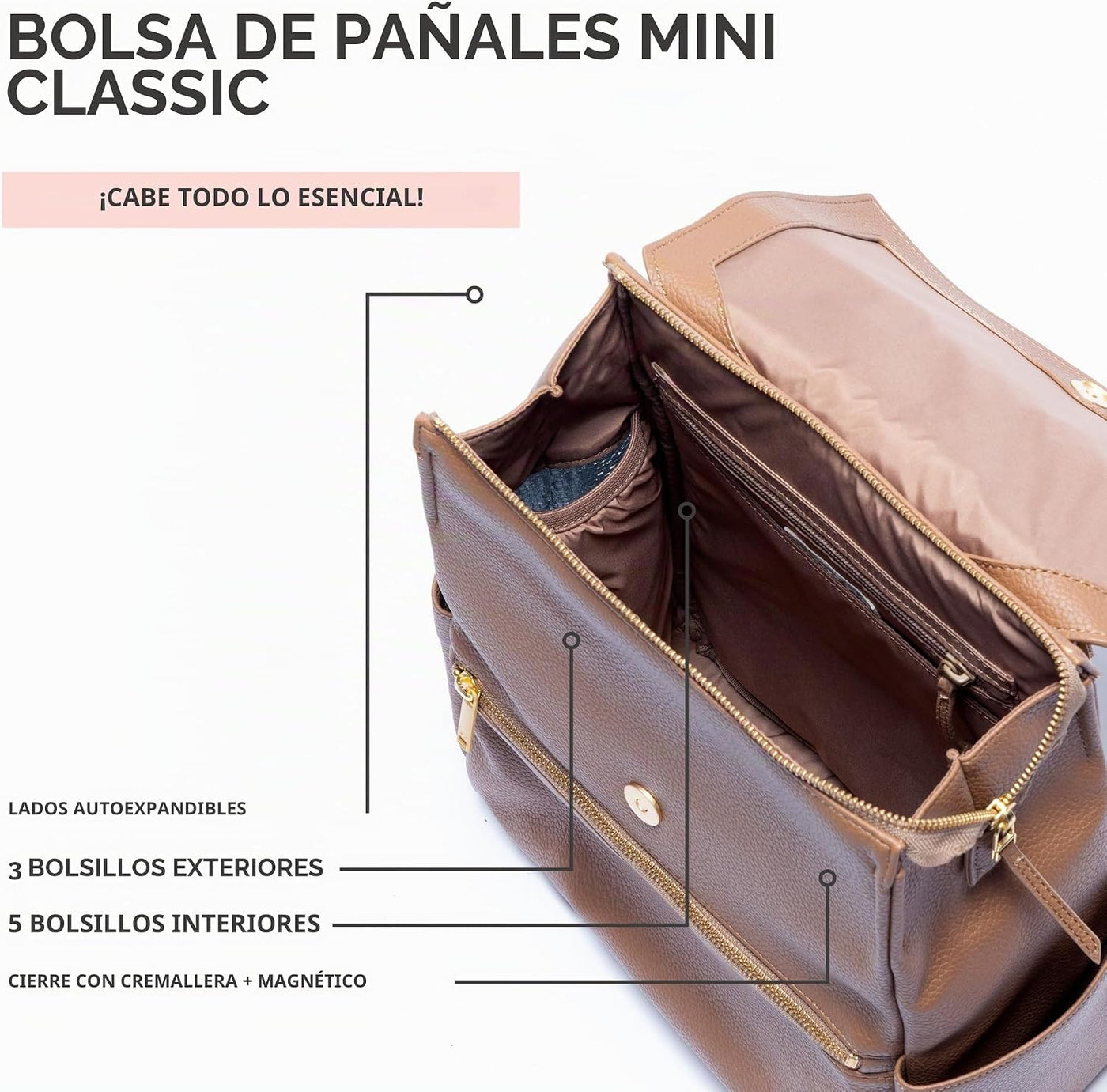 Freshly Picked Mini Pañalera II Mochila \u2013 Bolso pequeño de cue...