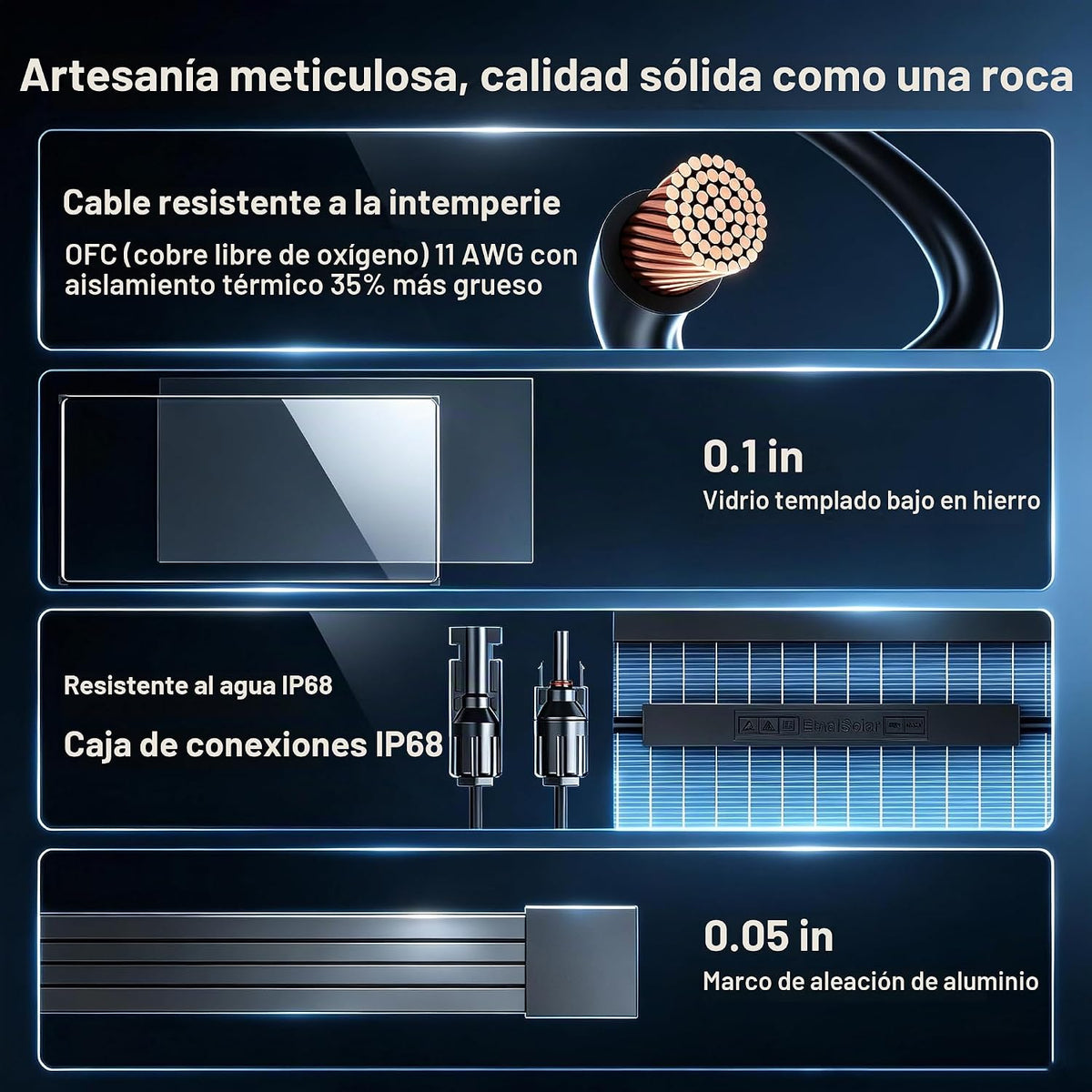 N-Tipo 18BB 400W (200W* 2) Panel solar bifacial, sistema fuera de l...