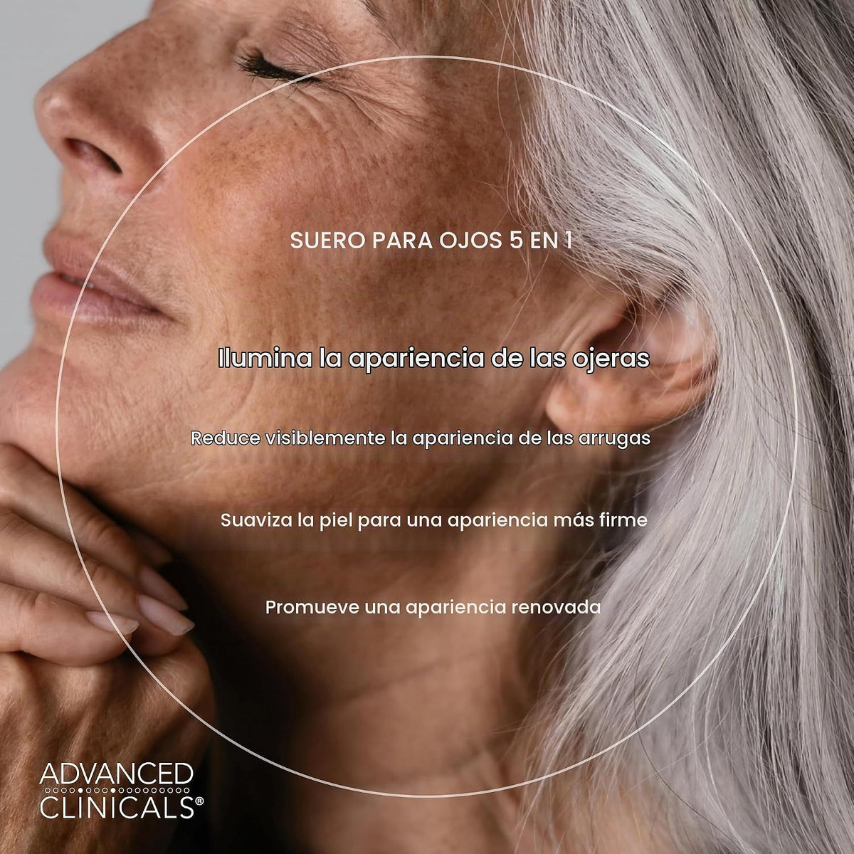 Advanced Clinicals Suero para ojos 5 en 1 | Multi-beneficio visible...