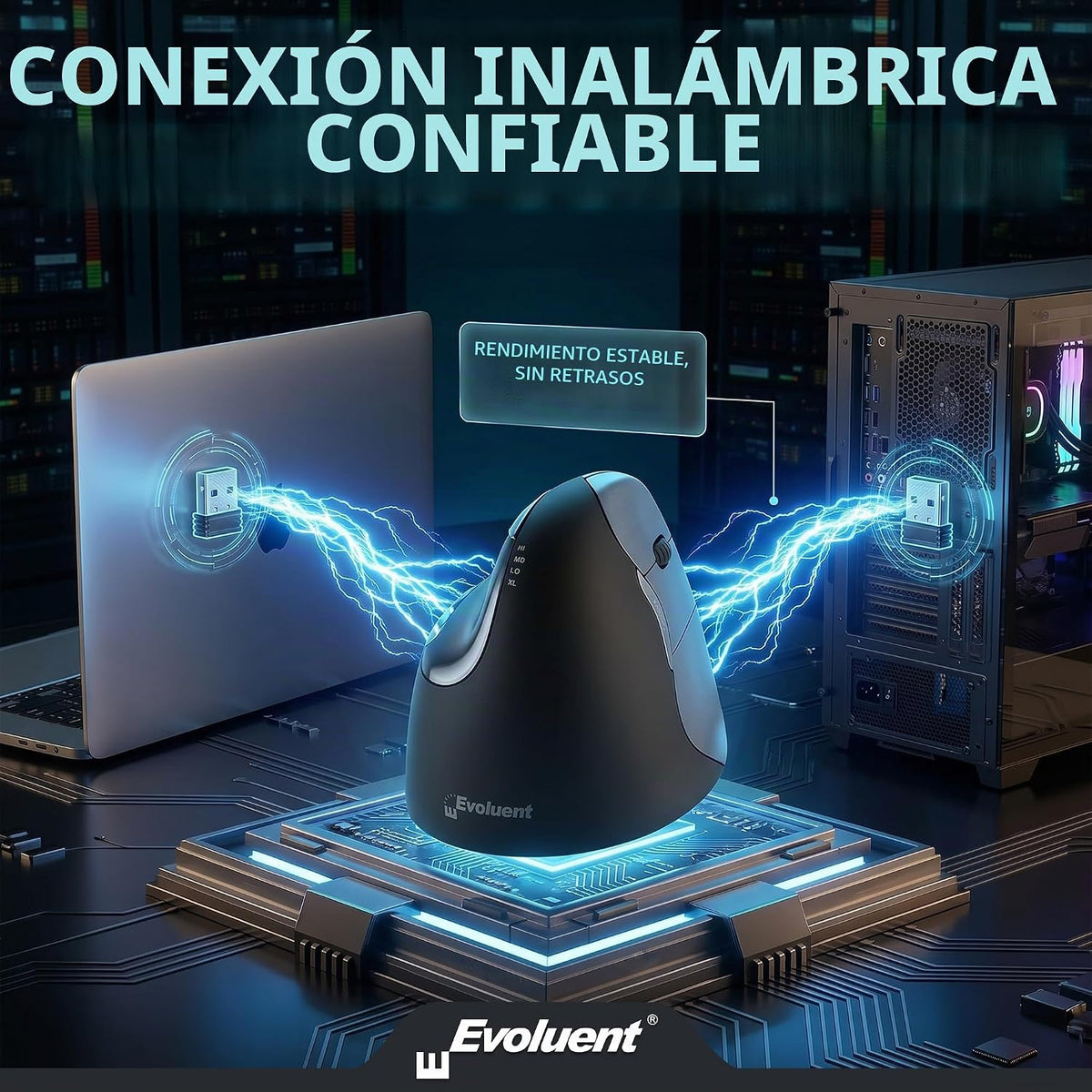 Evoluent \u2013 Inventor del ratón vertical \u2013 VM4RW Ratón vert...
