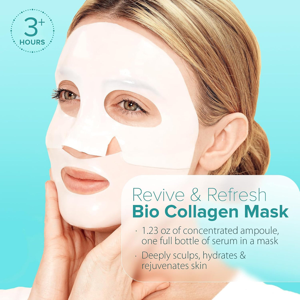 Mascarilla facial de biocolágeno Ebanel, mascarillas faciales corea...