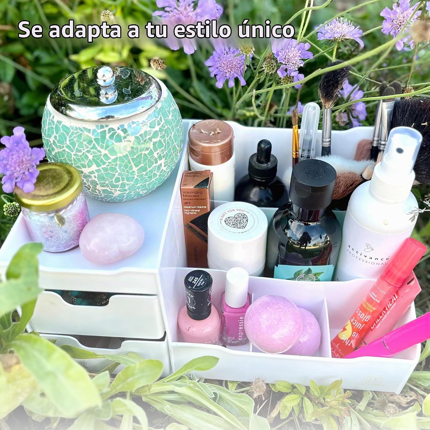 Despejado diseños Maquillaje Organizador con cajones
