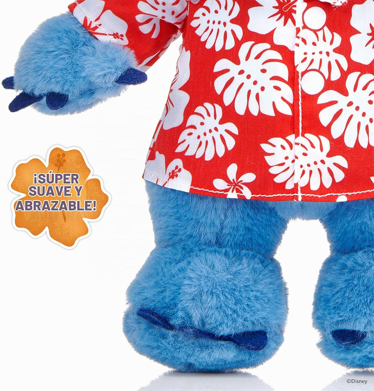 Disney ¡Guau! Stuff Hawaiian Chatty Stitch Deluxe Puppetronic | Pun...