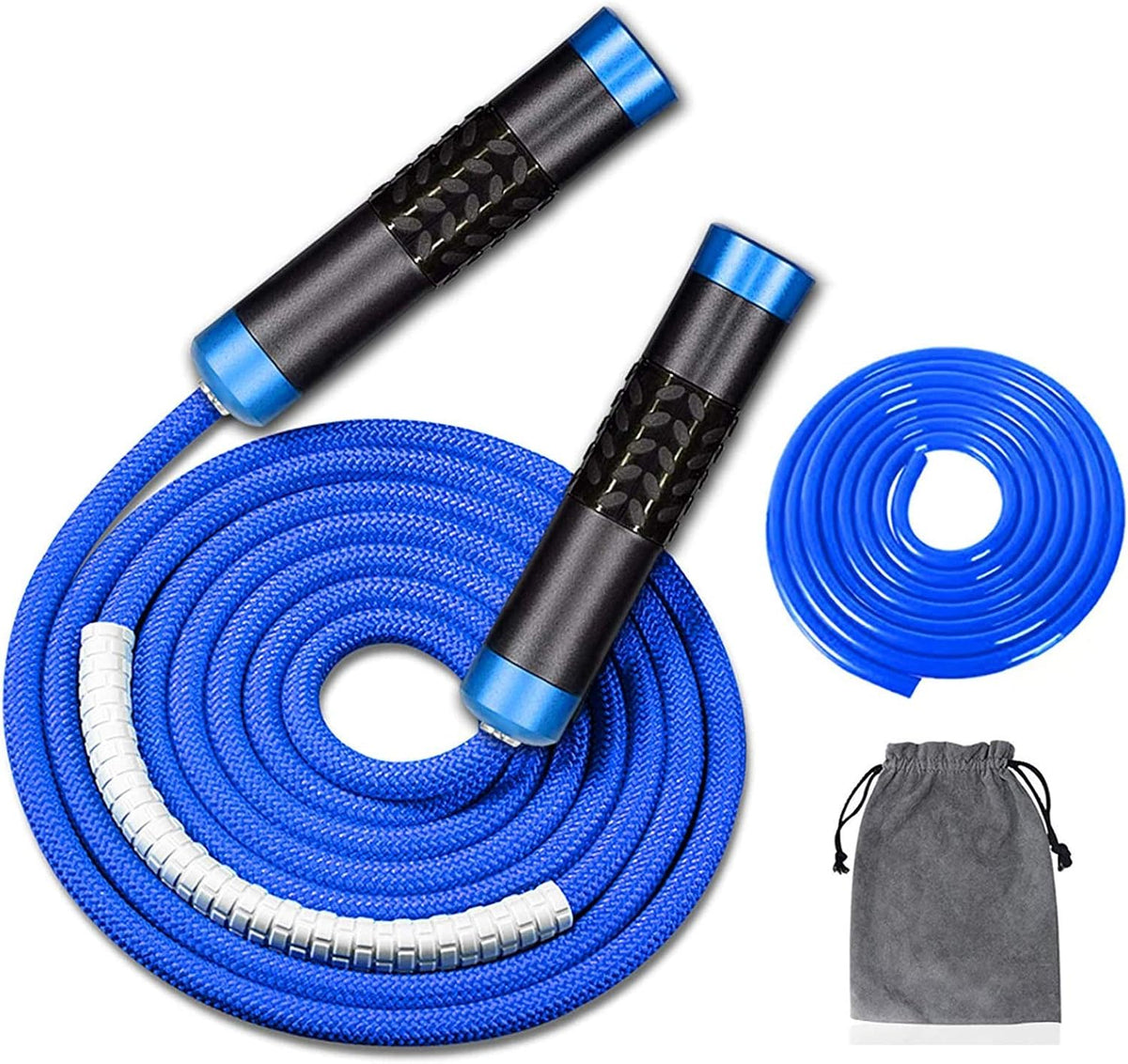 Redify Cuerda de saltar con peso para entrenamiento físico (1 libra...