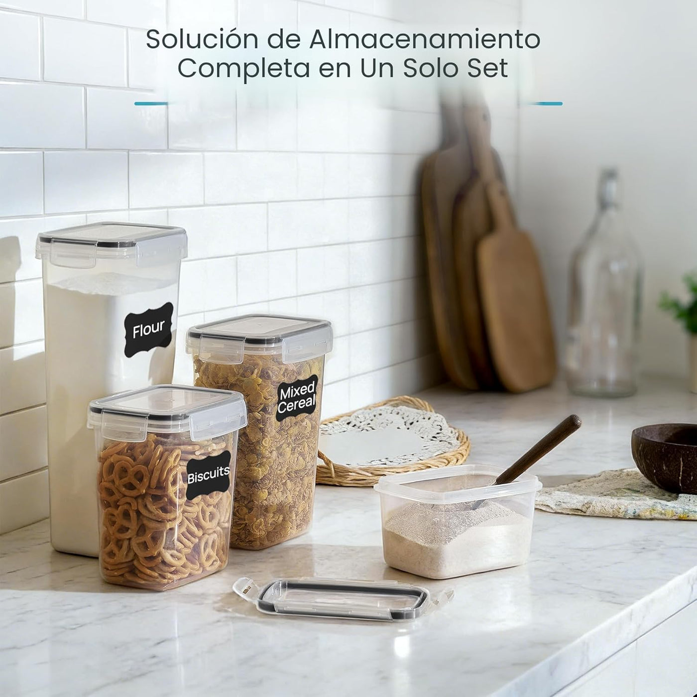 Vtopmart Recipientes Herméticos con Tapas