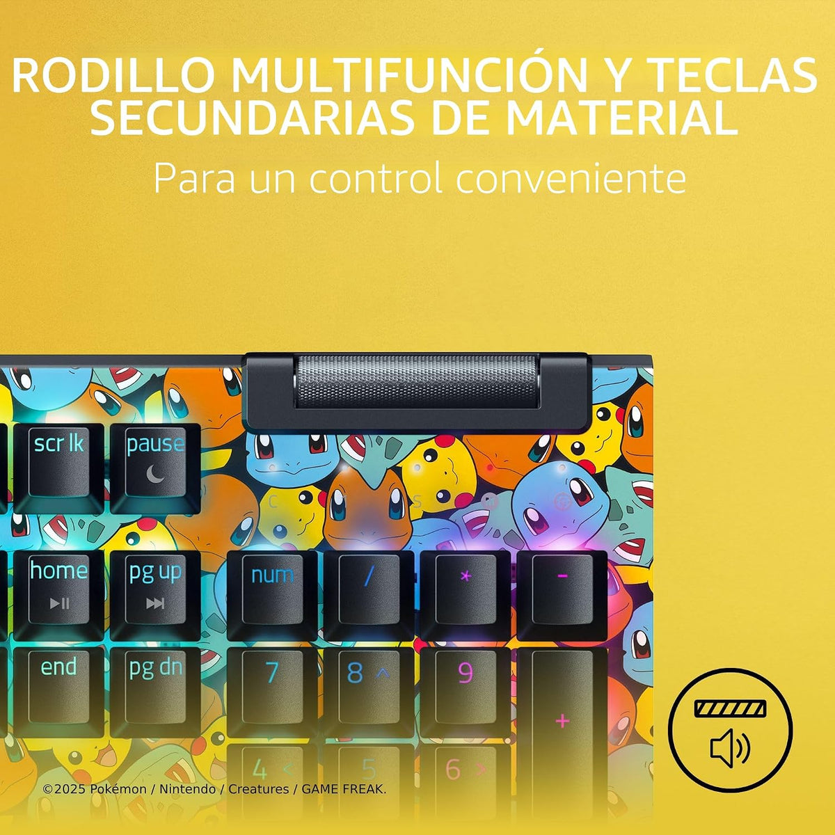 Razer Teclado mecánico BlackWidow V4 X para juegos, edición Pokémon...