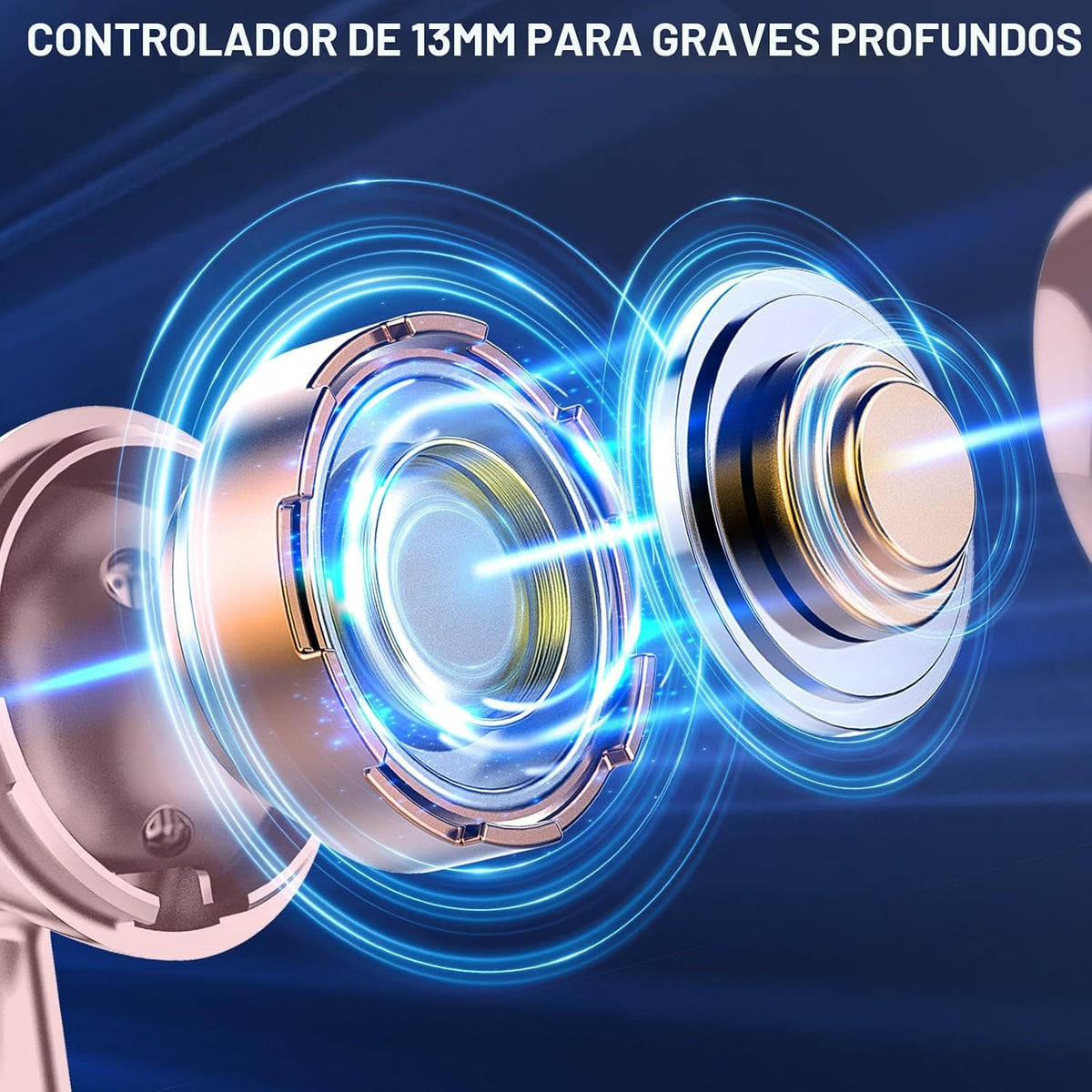 Auriculares inalámbricos, auriculares Bluetooth 5.4 con pantalla LE...