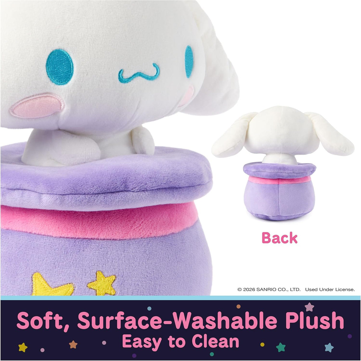 GUND Sanrio Cinnamoroll con sombrero mágico, juguete de peluche de...