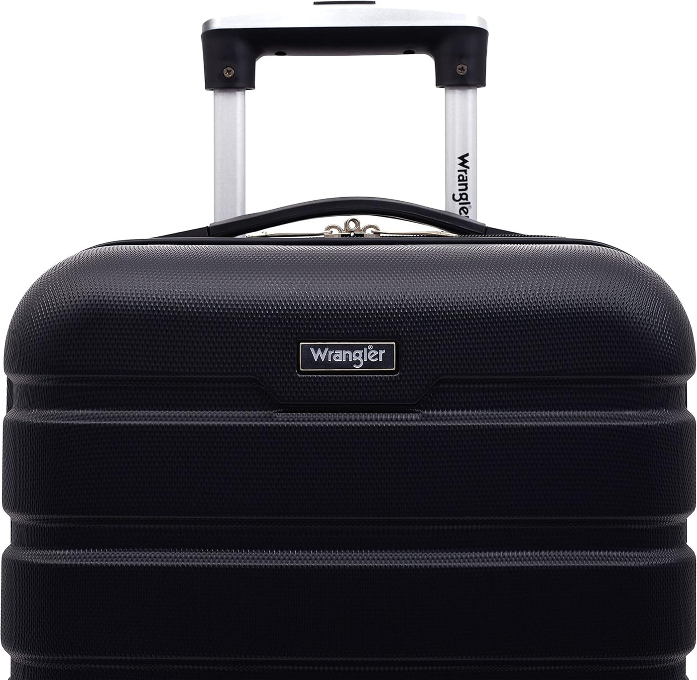 Wrangler Equipaje Giratorio de Mano de Tapa Dura, Negro
