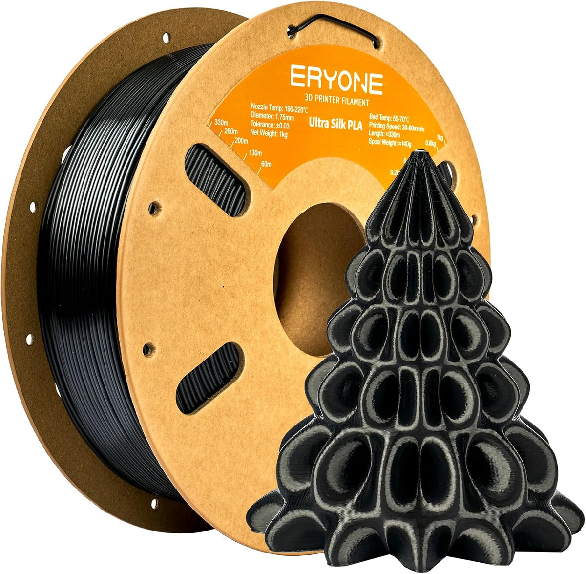 ERYONE Ultra Silk PLA - Filamento para impresora 3D, 1.75mm +\/- 0....