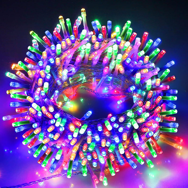 VTECHOLOGY Luces de Cadena de Navidad, 33 PIES 100 LEDs Luces de Ár...