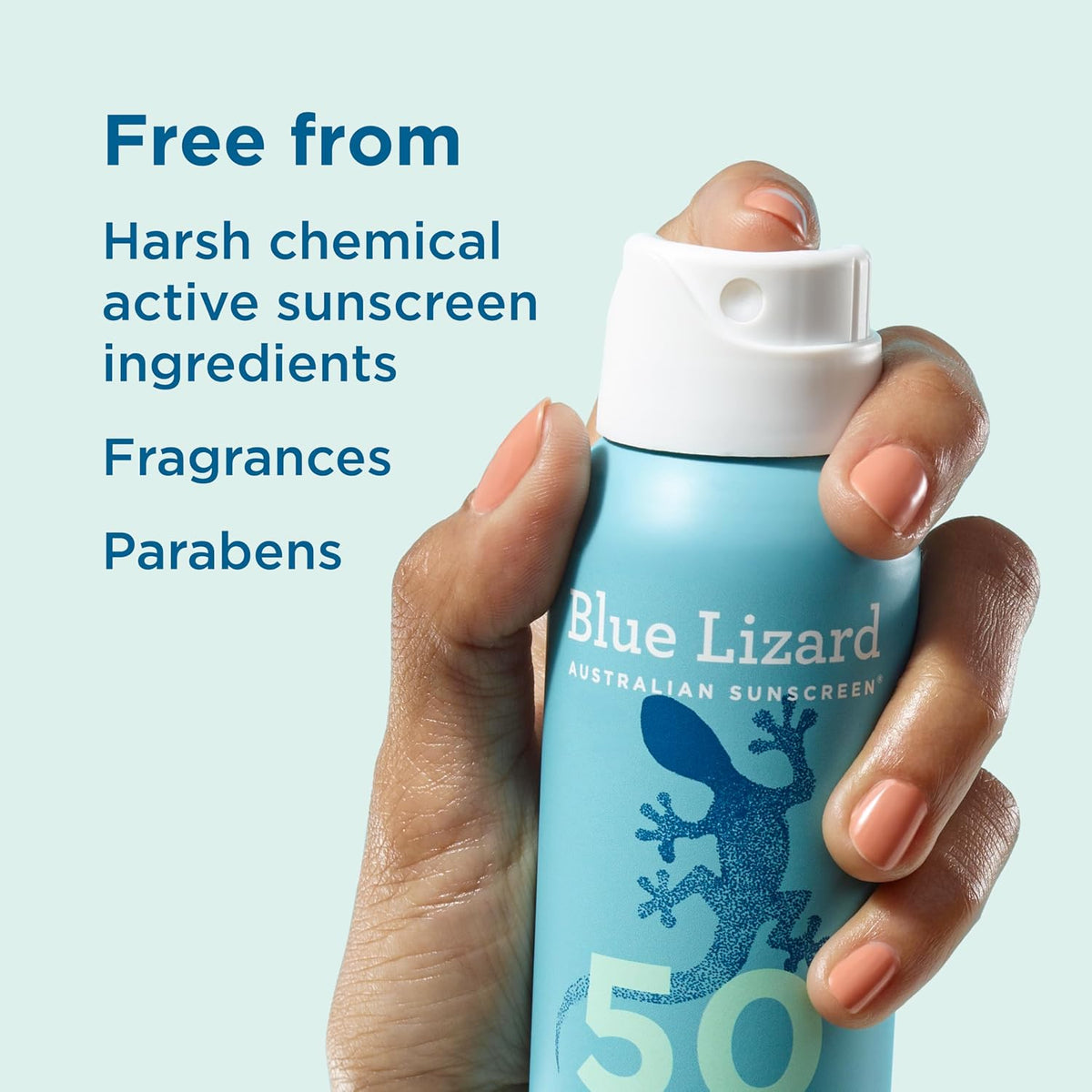 Blue Lizard Spray de protección solar mineral, SPF 50+ | Fórmula de...