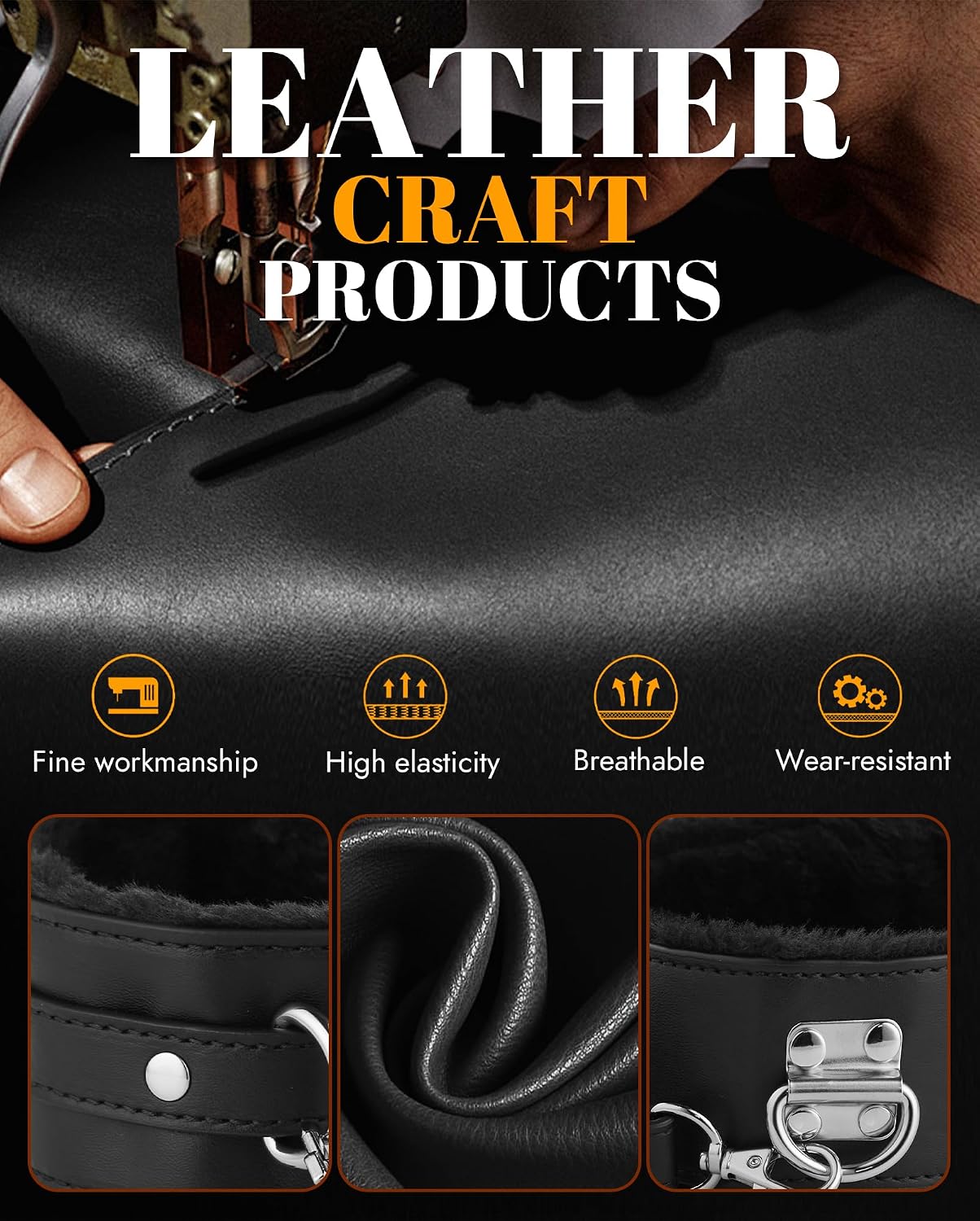 UTIMI BDSM Bondage Kit Juguetes sexuales, Restricciones sexuales de...