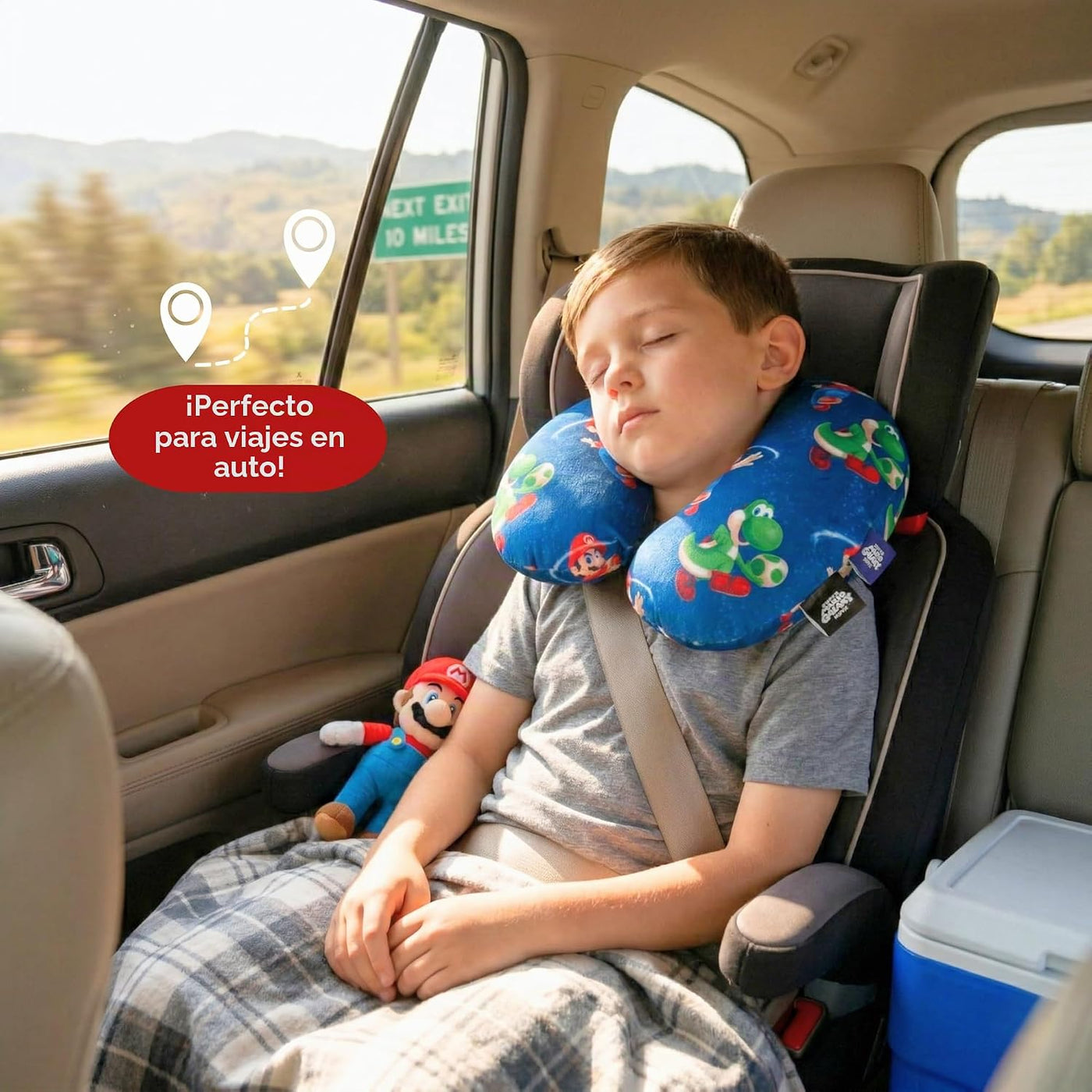 The Super Mario Galaxy Movie Travel Neck Pillow \u2013 Almohada sua...