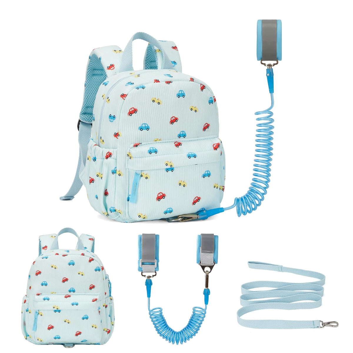 KingCheer Mochila de pana para niños pequeños con correa desmontabl...