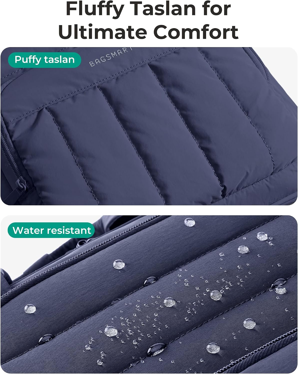 BAGSMART Equipaje de mano, maleta de viaje debajo del asiento de 16...