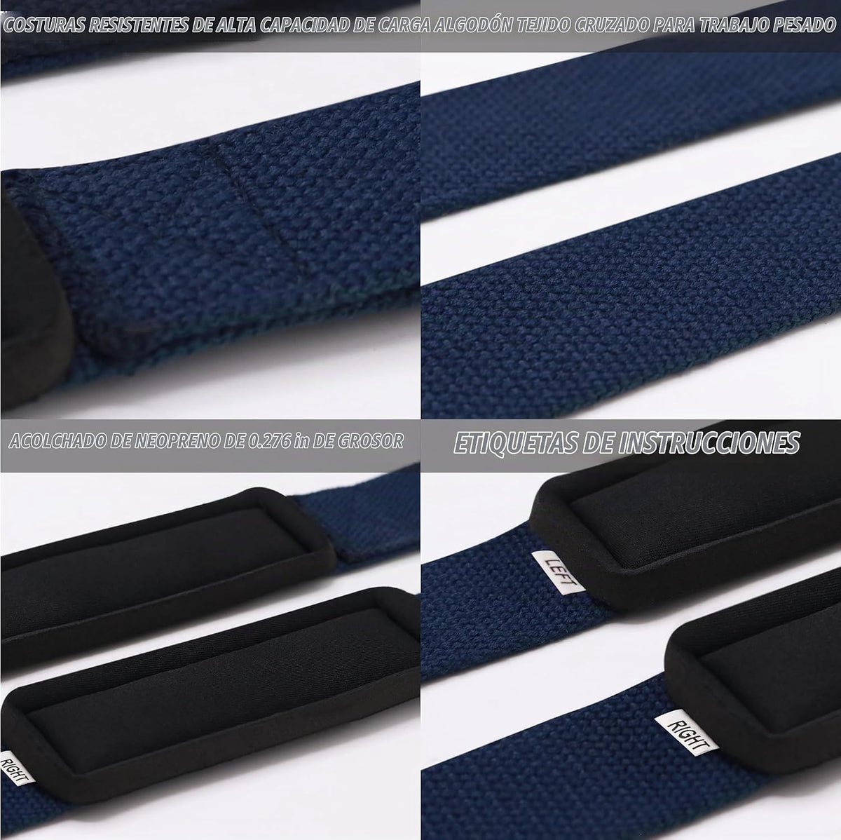 Correas de muñeca de levantamiento para levantamiento de pesas, cor...