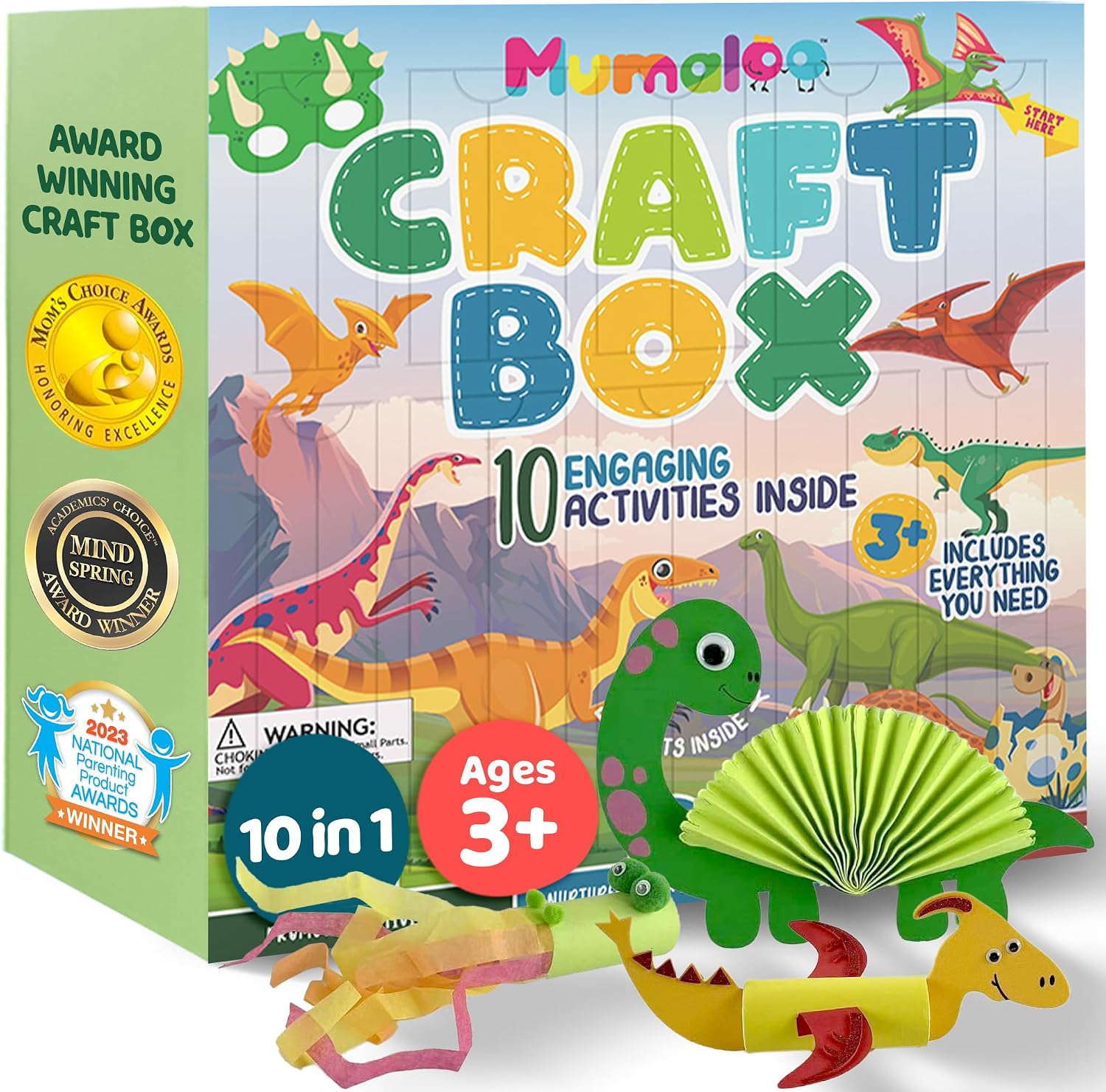 Mumaloo Kids Craft Kit \u2013 10 actividades artísticas con dinosau...