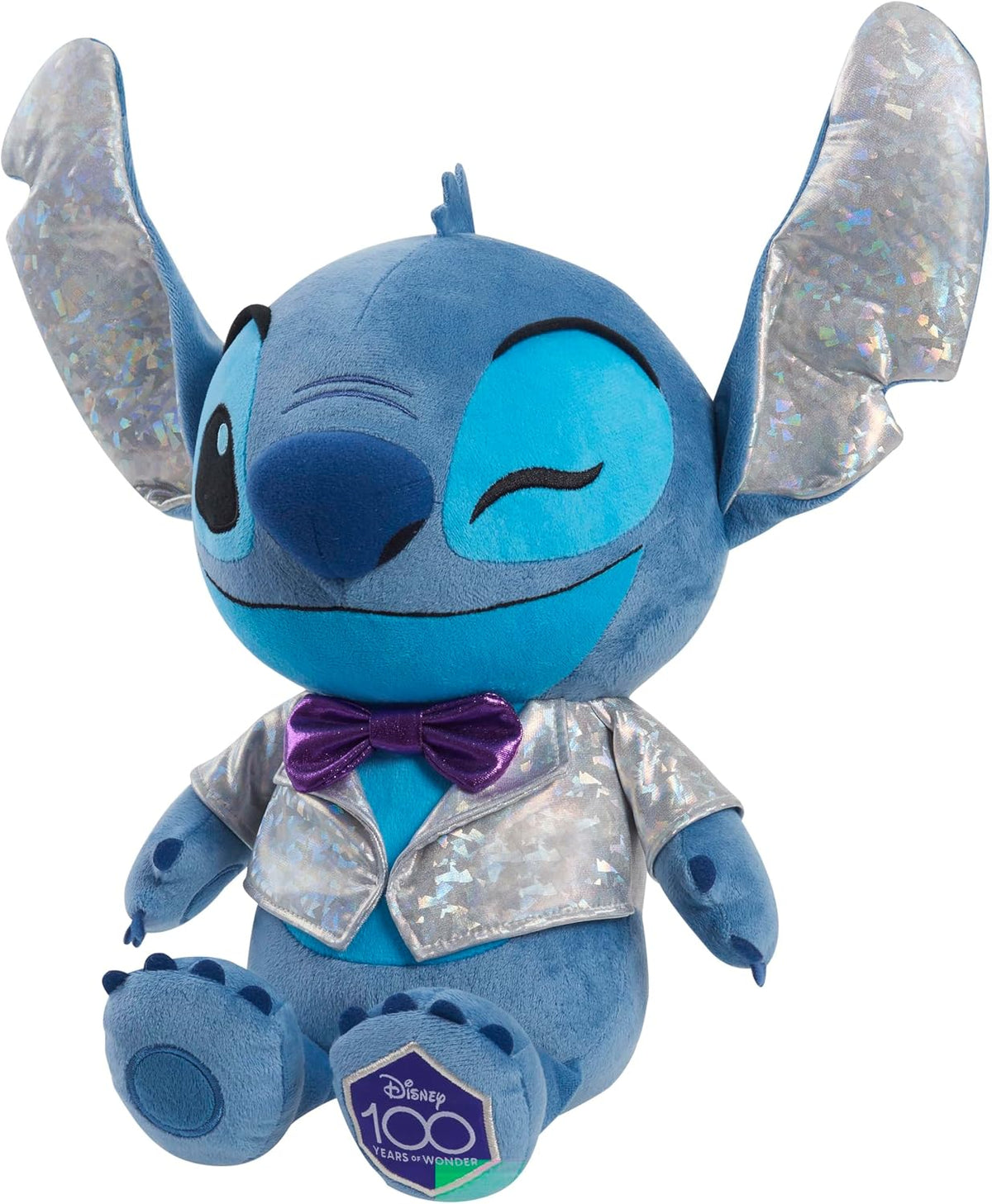 Just Play Disney100 Years of Wonder Stitch - Muñeca de peluche gran...