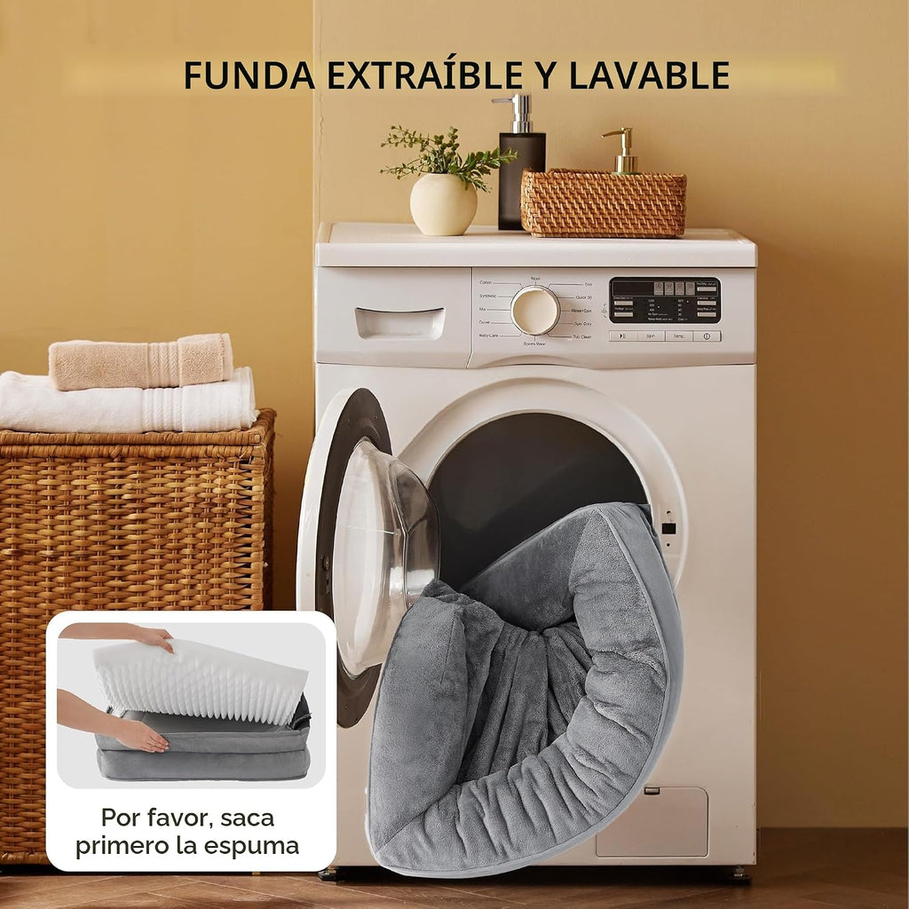Bedsure Camas Ortopédicas para Perros Tamaño Grande - Cama Lavable...