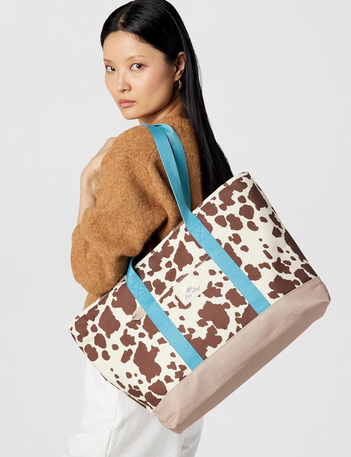 Itzy Ritzy Bolsa de lona \u2013 Cierre superior con cremallera, amp...
