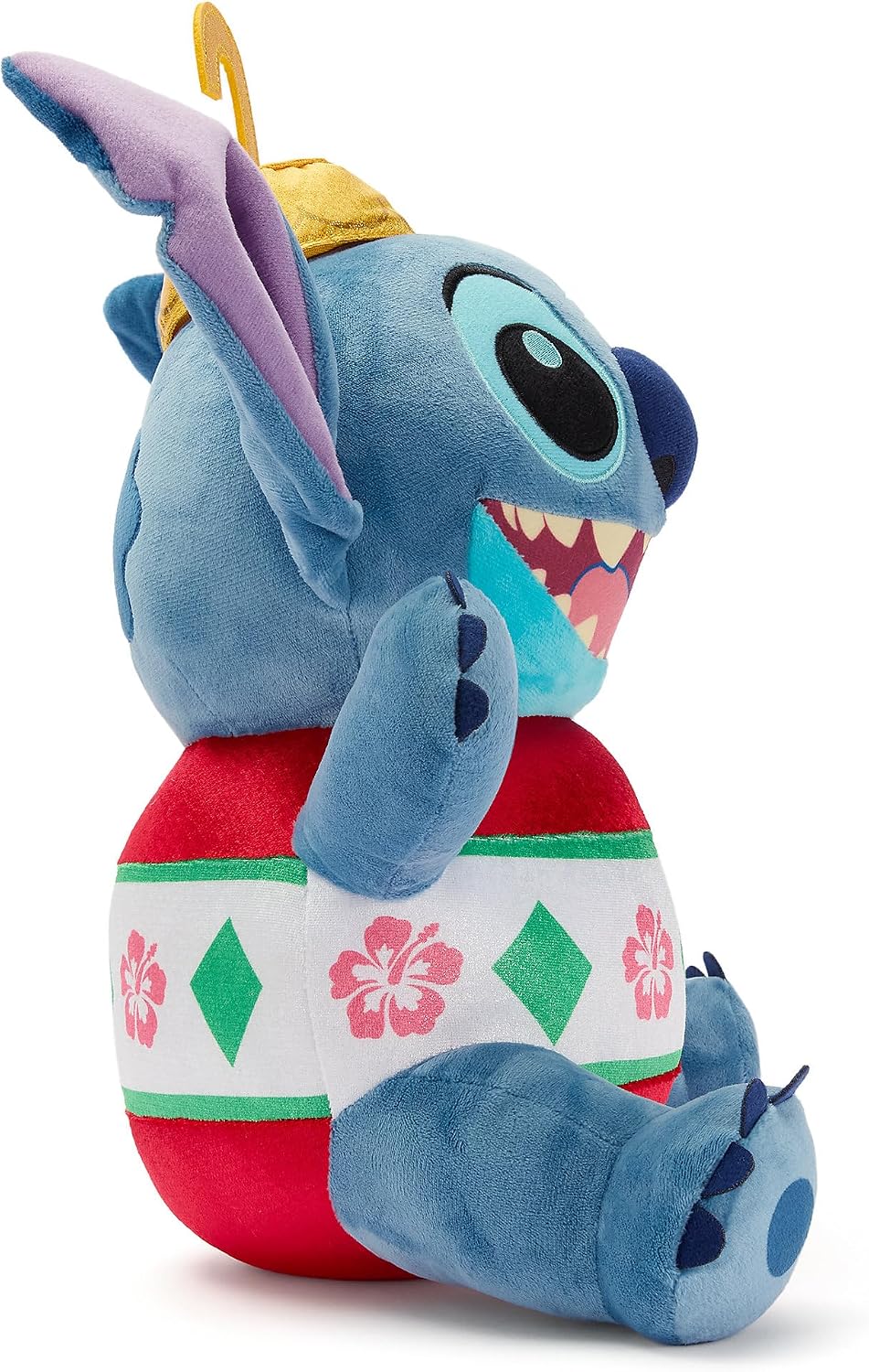 Peluche oficial de Stitch de Disney Store para las fiestas navideña...
