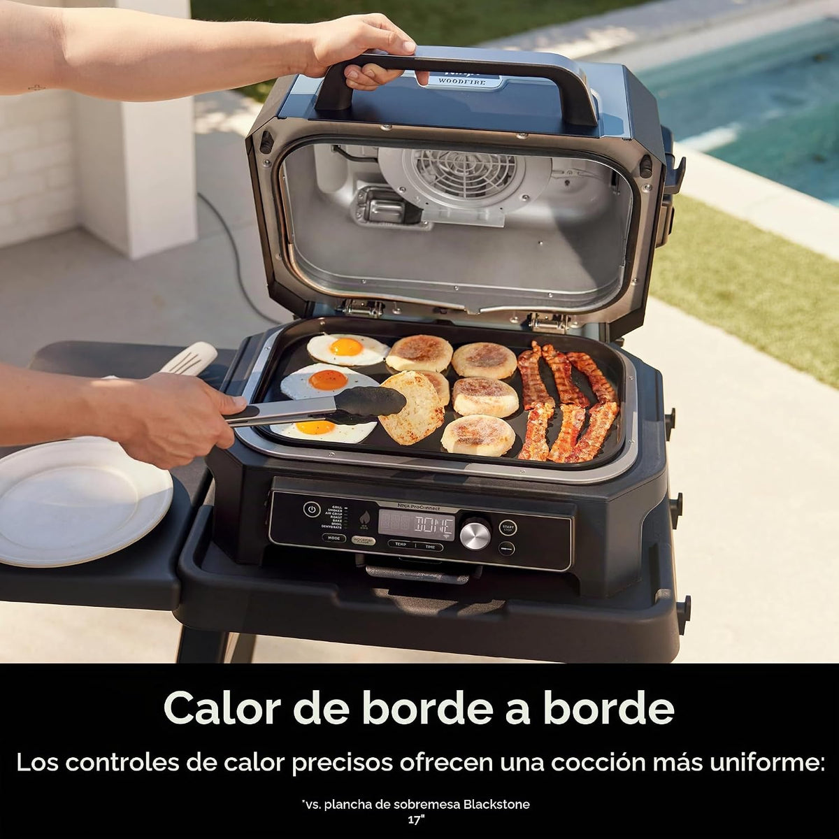 Ninja Woodfire XL - Placa de plancha para OG800\/OG900, cerámica |...