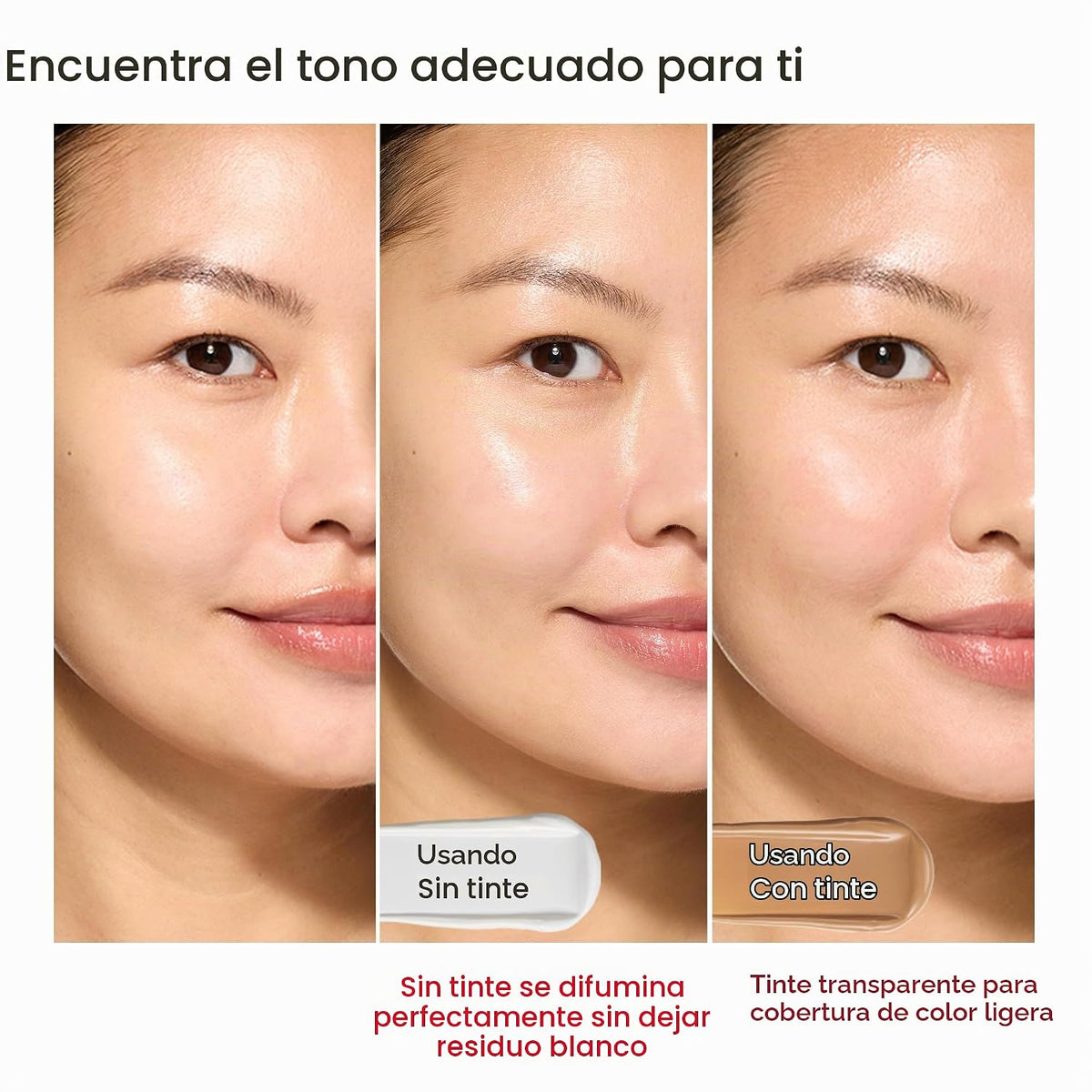 Protector solar facial transparente UV EltaMD con óxido de zinc, si...