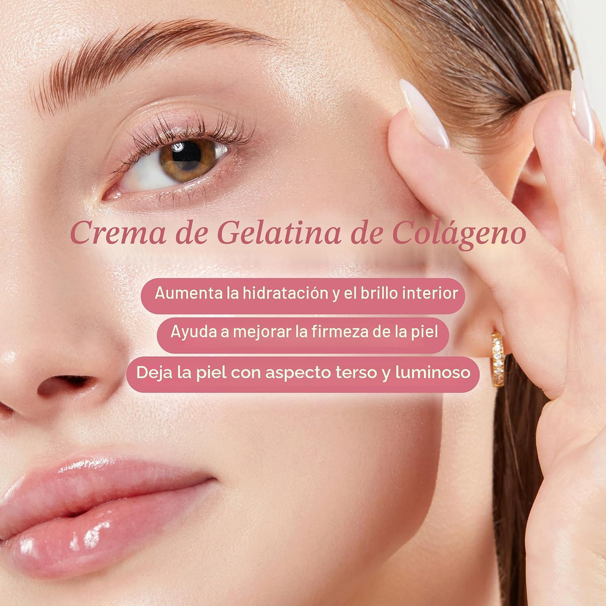 medicube Crema de gelatina de colágeno, crema hidratante para piel...