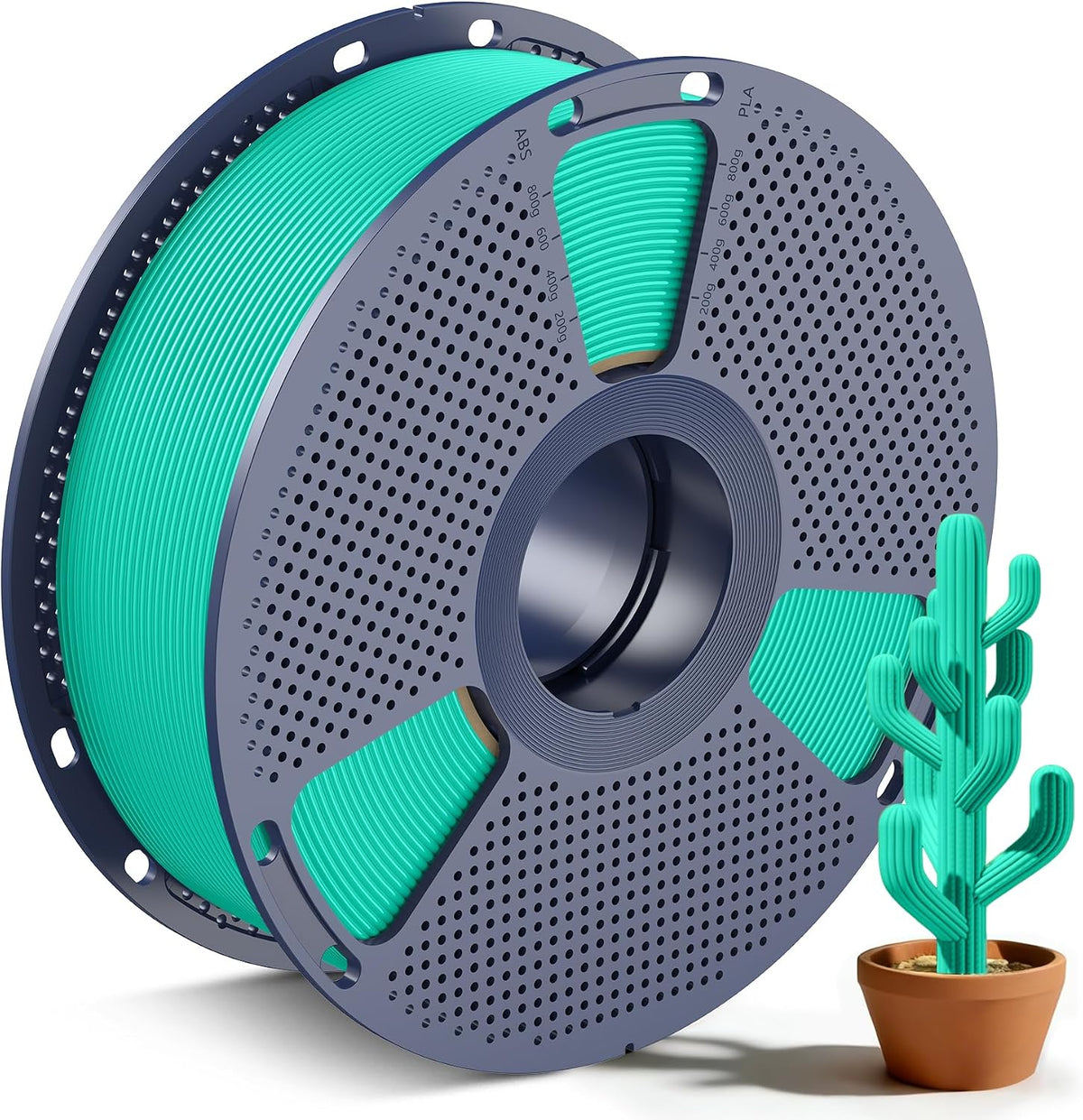 SUNLU Filamento PLA para impresora 3D, verde menta, 2.2 lbs | Filam...