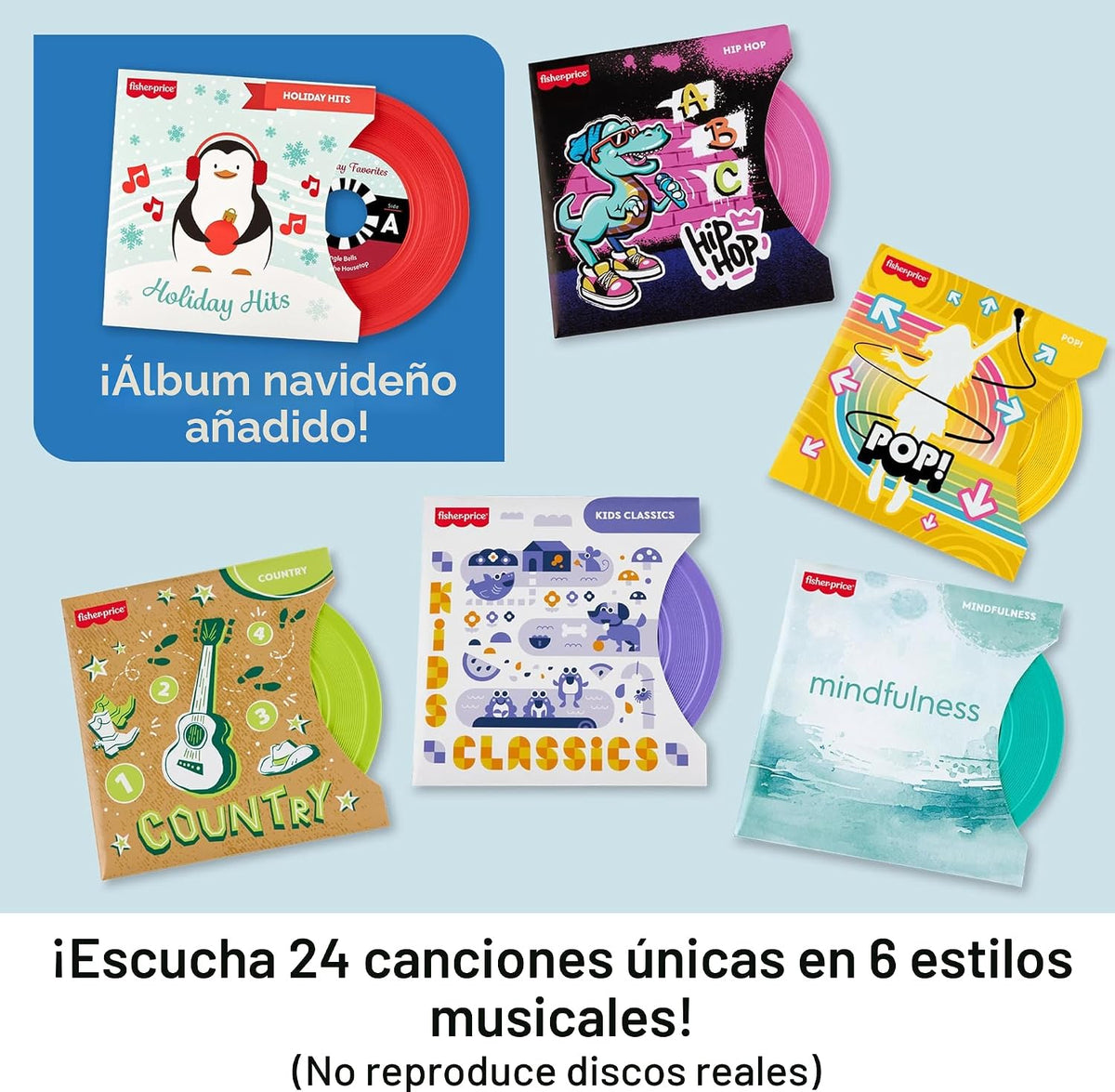 Juego de tocadiscos Fisher-Price Deluxe Rockin\u2019 | Tocadiscos d...