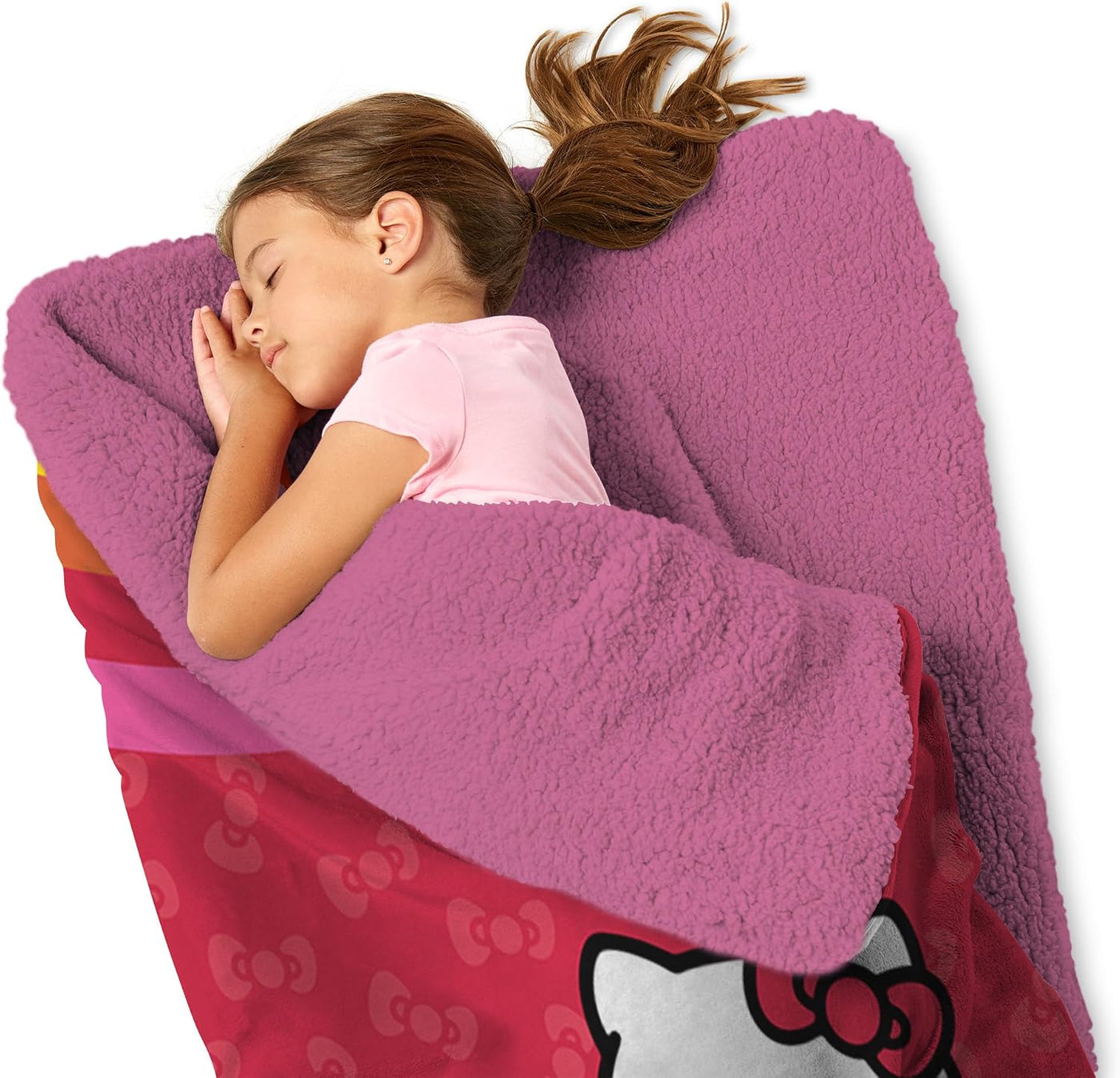 Saco de dormir Silk Touch Sherpa para niños y niñas, saco de dormir...