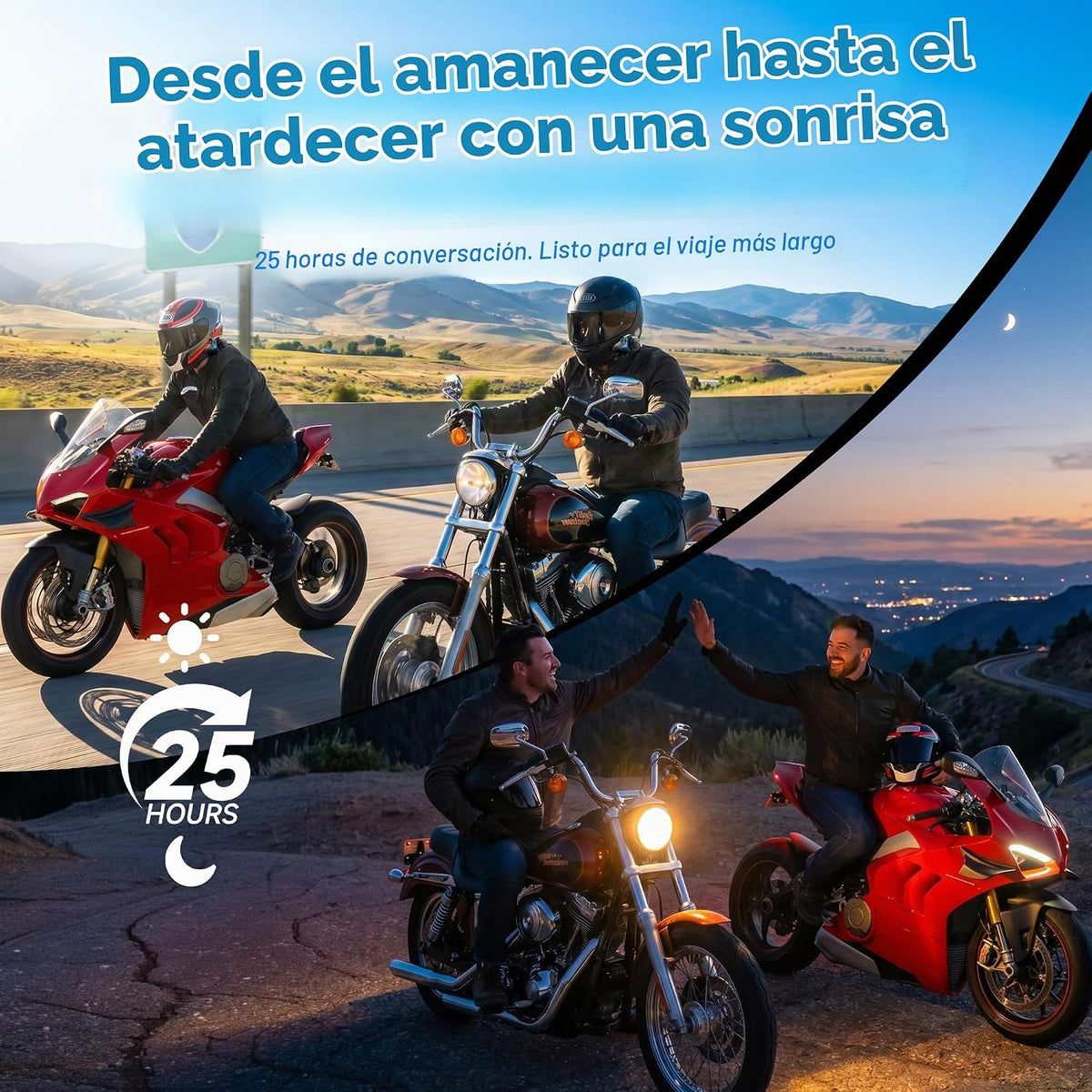 Auriculares de intercomunicación para motocicleta, Sistema de comun...