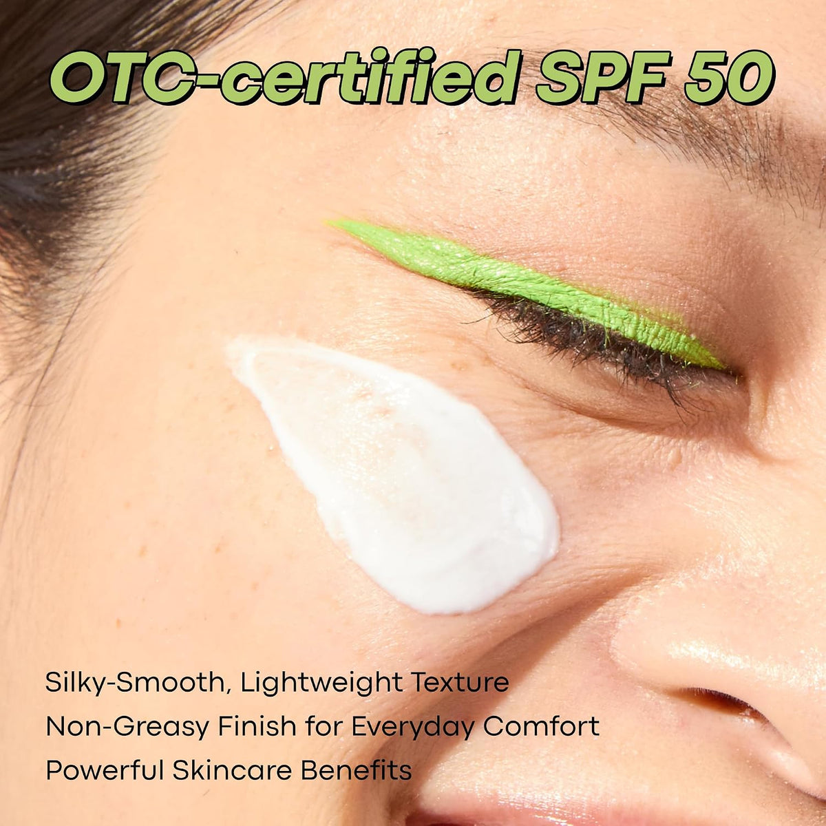 TONYMOLY Protector solar facial de té verde SPF 50+ PA++++, sin yes...