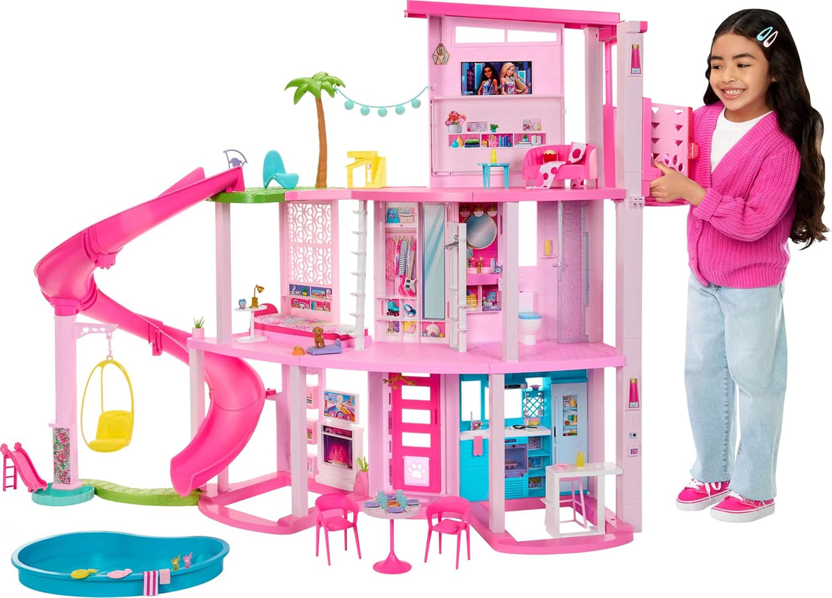 Barbie Juego de casa de muñecas Dreamhouse y accesorios temáticos |...