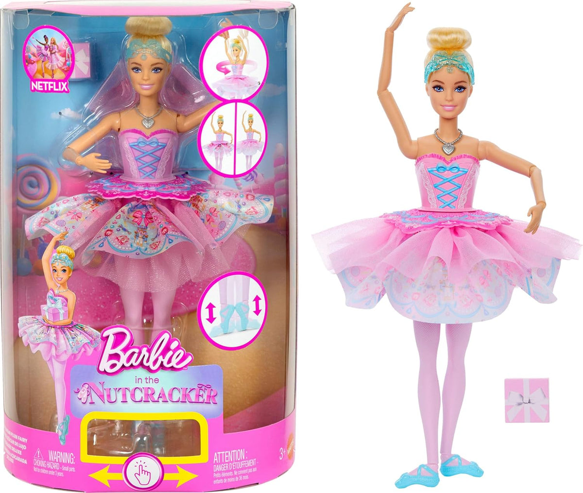 Barbie en el cascanueces muñeca Clara | Función de transformación d...