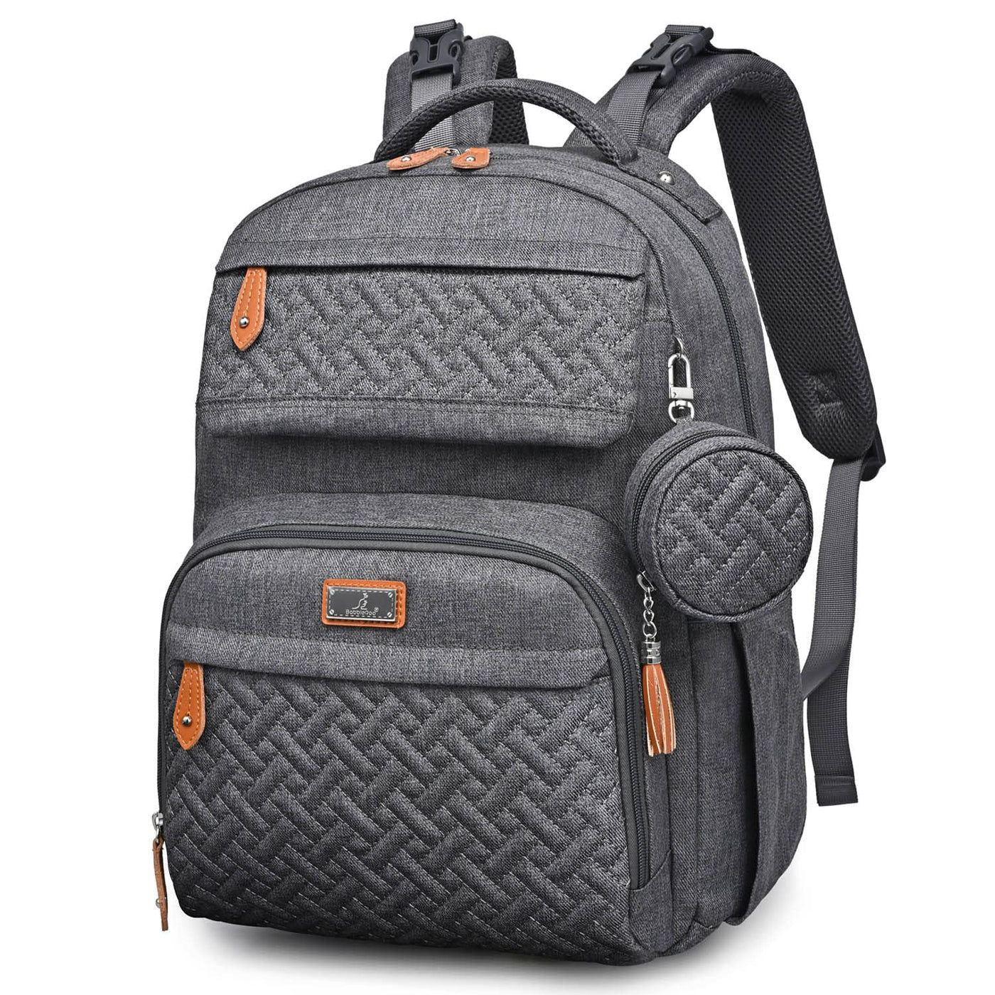 BabbleRoo - Mochila para pañales unisex con cambiador, funda para c...