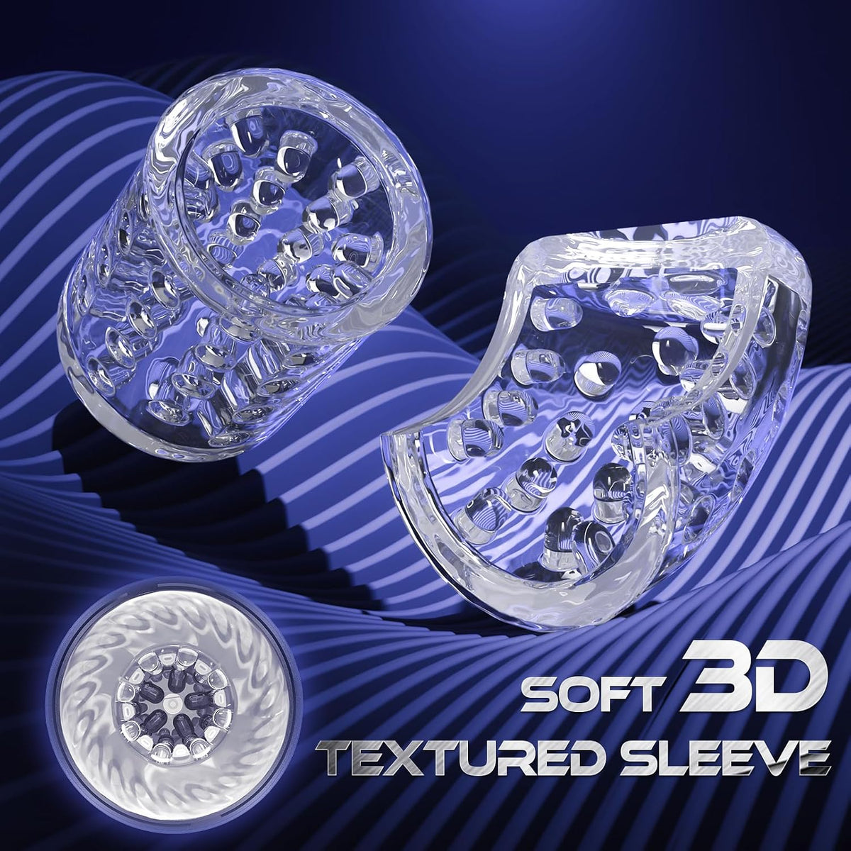 Uoffile Masturbador masculino para hombres, 7 empujes, 7 giratorios...
