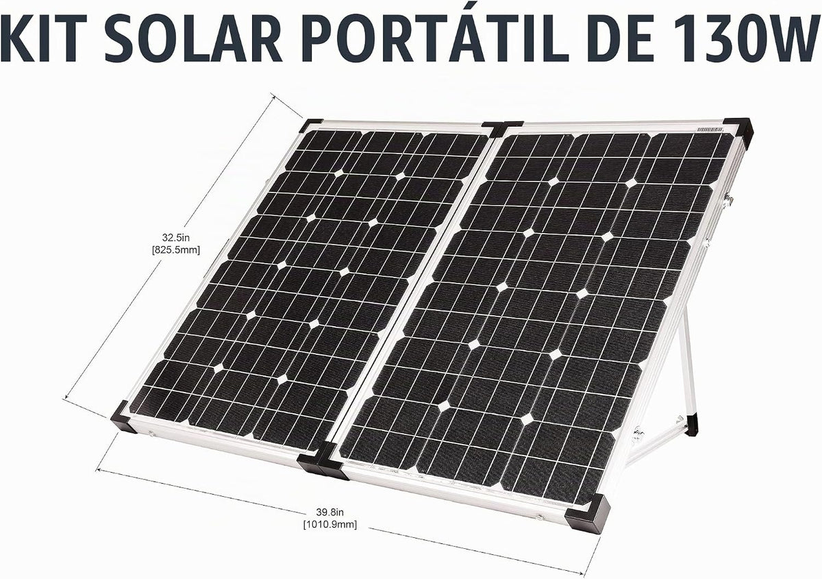 ¡Go Power! Kit de paneles solares plegables, portátiles GP-PSK-120...