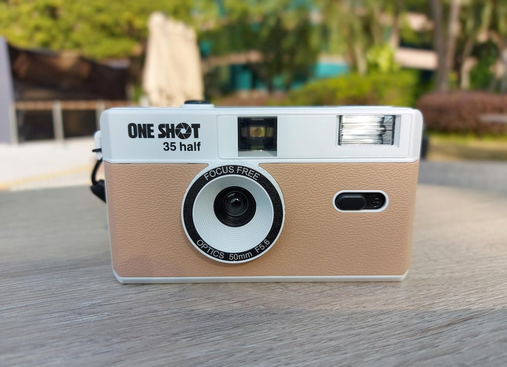 1 Shot Point and Shoot 35mm Cámara de película, Cámara retro reutil...