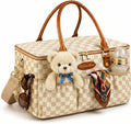 DOKUS &amp; CO Luxe - Bolso para pañales extragrande plegable para...