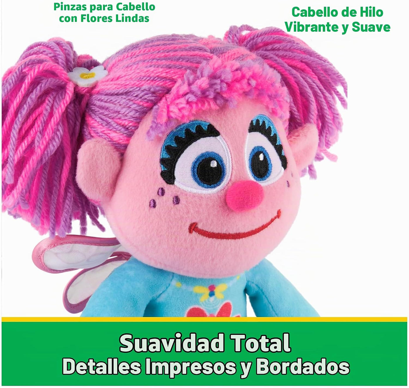 GUND Sesame Street Abby Cadabby Take Along Buddy - Peluche de 13 pu...