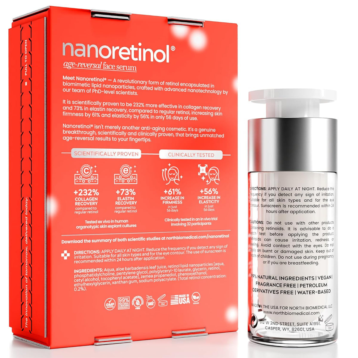 NANORETINOL, el suero de retinol 232% más eficaz, clínicamente prob...