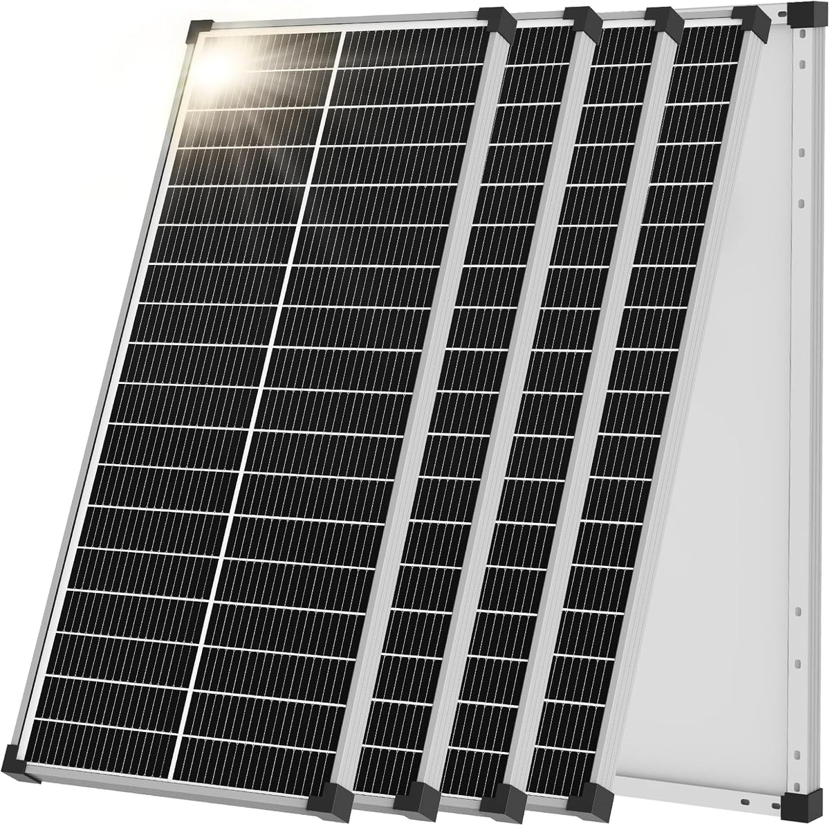 EtnalSolar 400W tipo N 18BB paneles solares, 4pcs 100W panel solar...