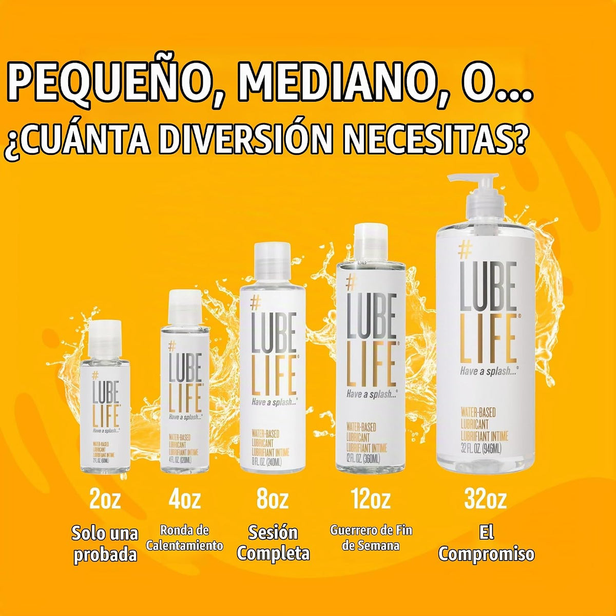 LUBELIFE Lubricante a base de agua - Lubricante personal para hombr...