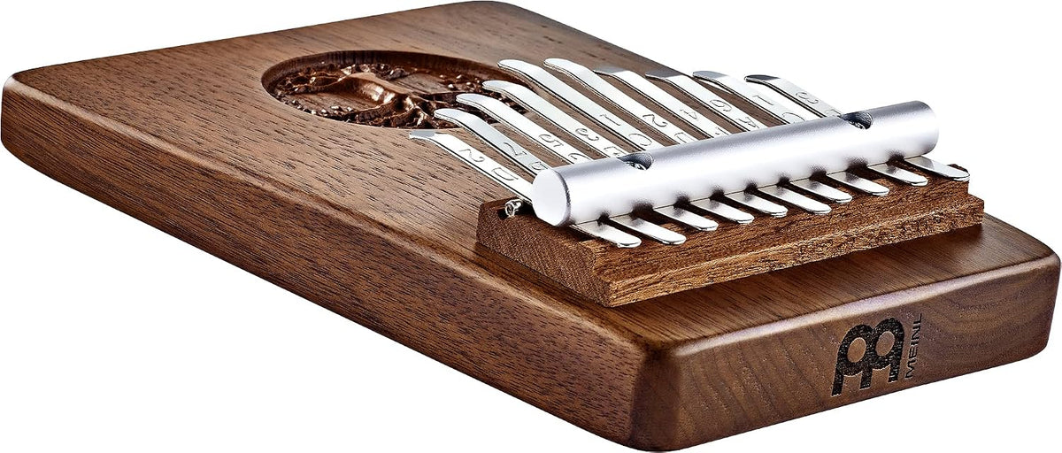 Piano de pulgar Kalimba, 10 teclas, incluye martillo de afinación y...