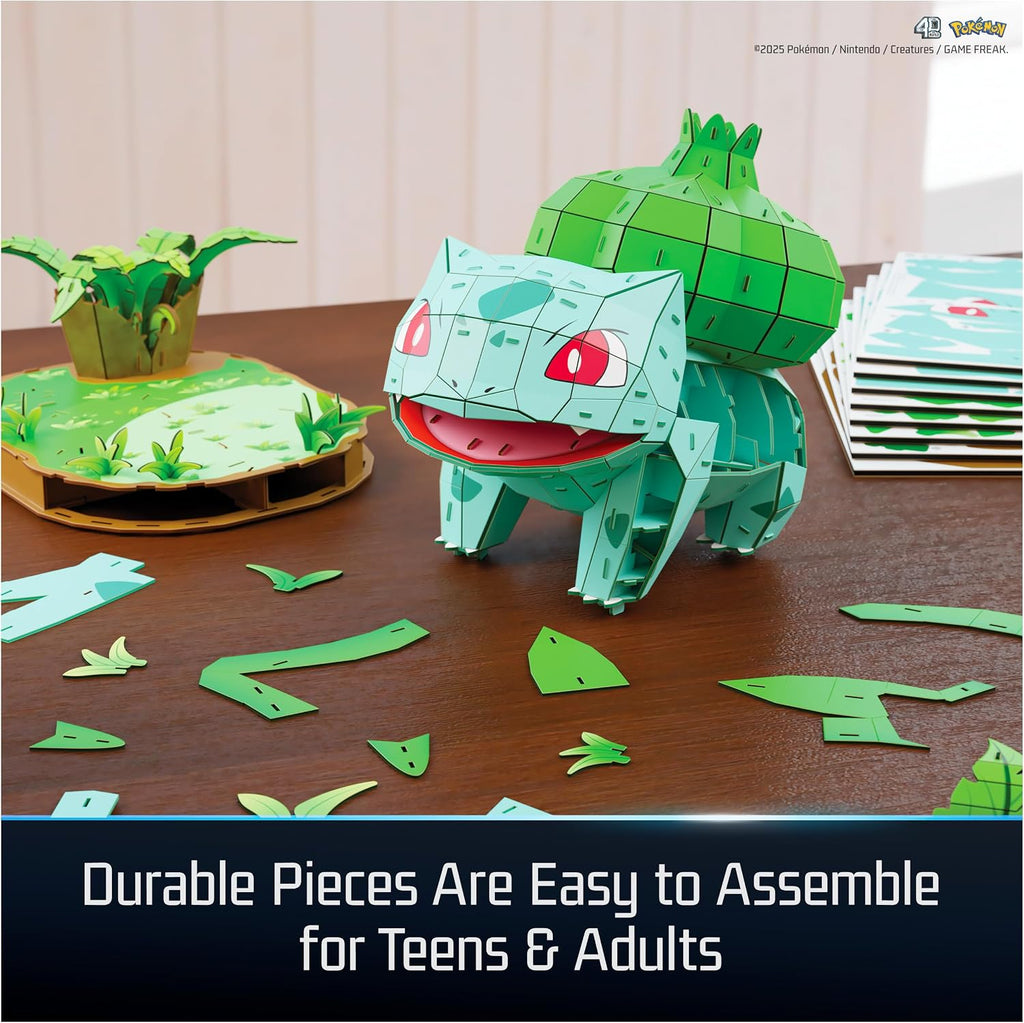 4D Build Pokémon Bulbasaur - Kit de modelo de rompecabezas 3D, deco...